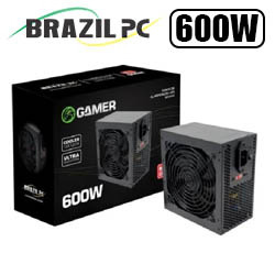 FONTE ATX 600W REAL BRAZILPC BPC/6350-SMT 24 PINO