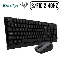 TECLADO E MOUSE SEM FIO BPC 5271/17 (SEMFIO) (Pilha AA nã