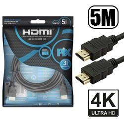 CABO DE VIDEO HDMI 4K d 5M 2.0 HDR 19P