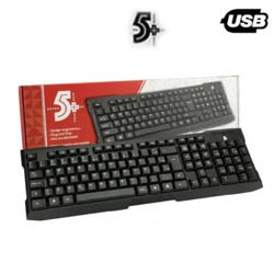 TECLADO OFFICE PRETO USB