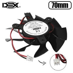 COOLER GAMER P/ PLACA DE VIDEO 70MM REF: DX-8015