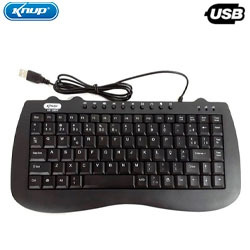TECLADO MINI MULTIMIDIA ERGONOMICO KP-2008