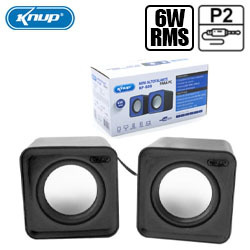 CAIXA DE SOM 6W KP-609 PRETA