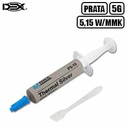 MDC. PASTA TÉRMICA 5G C/ PAZINHA PRATA REF. PS15