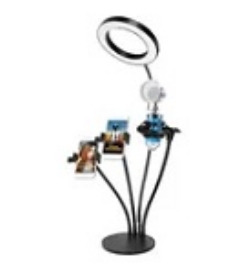 SUPORTE P/ CEL. RING LIGHT 12W MOD. XC-RL-04 MESA