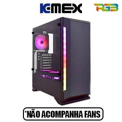 GABINETE GAMER (FRONTAL LED RGB) M.36KS KMEX BLADES