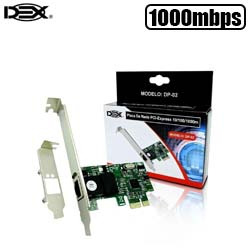 PLACA DE REDE 10/100/1000 PCI-E LOW PROFILE -