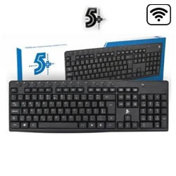 TECLADO SEM FIO 2.4GHZ OFFICE MULTIMIDIA TW-500 5+