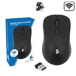 MOUSE SEM FIO 2.4GHZ OFFICE MW-500 5+