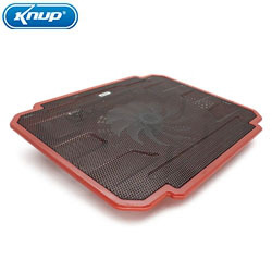 SUPORTE P/NOTEBOOK GAMER C/ 1 COOLER LED KP-9012 VERME