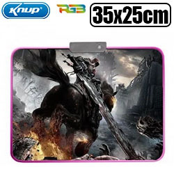 PAD MOUSE GAMER 25 X 35 C/ LED RGB MOD. KP-S012 CAVAL