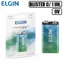 EN1. BATERIA ALCALINA 9V (BLISTER 1 UN.) ELGIN