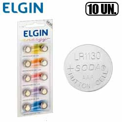 EN1. BATERIA BOTÃO 1.5V AG10-LR1130-LR54 (BLISTER 10 U