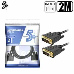 CABO DVI 24+1 P/ DVI 24+1 2M PRETO