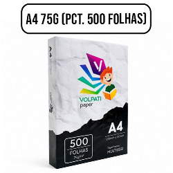 MDP. PAPEL SULFITE A4 75G (PCT. 500 FOLHAS)