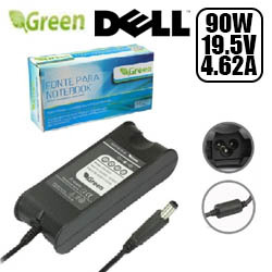 FONTE P/ NOTEBOOK DELL 90W 19.5V 4.62A PINO 7.4MM BIVO