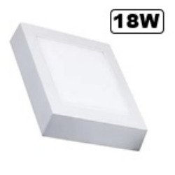 MDCI. PLAFON LED SOBREPOR QUADRADO 18W 6500