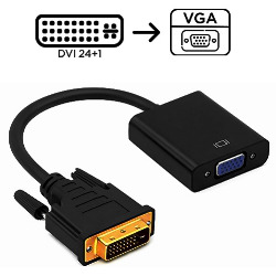 ADAPTADOR DVI MACHO (24+1) P/ VGA FEMEA REF. AR-12
