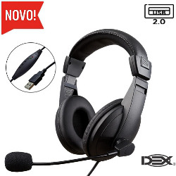 FONE GAMER C/ MIC. USB REF: DF-57