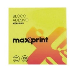 MDP. BLOCO ADESIVO AMARELO 76 X 76MM 100 FOLHAS