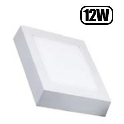 MDCI. PLAFON LED SOBREPOR QUADRADO 12W 6500