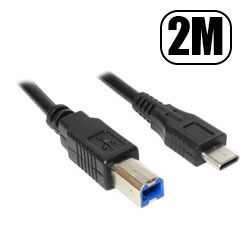 CABO DE IMPRESSORA P/ TYPE-C 3.1 2M (BLISTER) MOD. X
