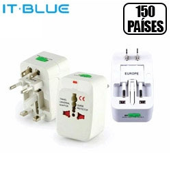 EN. ADAPTADOR TOMADA UNIVERSAL (150 PAISES) REF. LE-