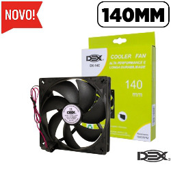 COOLER MICROVENTILADOR 140MM REF:DX-14C PRETO