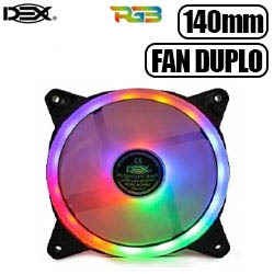 COOLER GAMER P/ GAB. 140MM REF:DX-14J RGB DUPLO