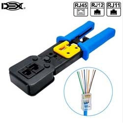 MDC. ALICATE CRIMPAR COR. E LIM. FIO P/ RJ45RJ12RJ11