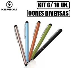 CANETA TOUCH SCREEN P/TELA (KIT C/10 CORES DIVERSA