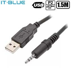 CABO P2 MACHO P/ USB MACHO (BLISTER) REF:LE-1004
