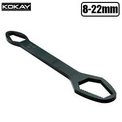 MDC. CHAVE DE BOCA TORX FIXA UNIVERSAL 8-22MM DUPLA
