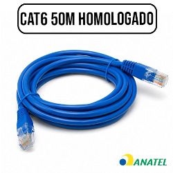 CABO DE REDE PATCH CORD CAT6 e 50M (HOMOLOGADO) MO
