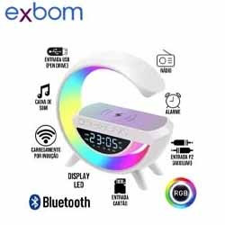 CAIXA DE SOM BLUETOOTH c10W RMS LUMI./RGB/CARR./REL.