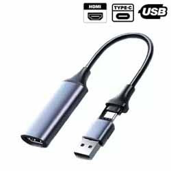 ADAPTADOR TYPE-C E USB P/ HDMI FY-844