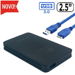 CASE 2.5" USB 3.0 P/ HD PRETO FY-721