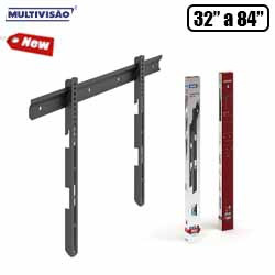 S.SUPORTE P/ TV FIXO DE 32" A 86" - PRETO