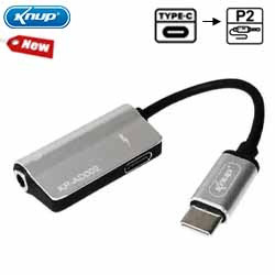 ADAPTADOR TYPE-C P/ P2 FÊMEA (BLISTER) REF. KP-AD002