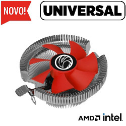 COOLER UNIVERSAL P/ PROC. INTEL E AMD CL-823 65W