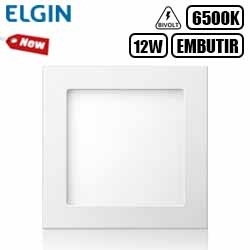MDCI. PLAFON LED EMBUTIR REDONDO 12W 6500K BIVOLT EL