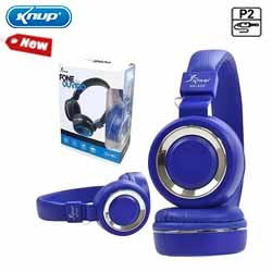 FONE GAMER C/ MIC. 2 P2 REF. KP-422 AZUL