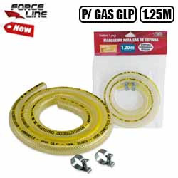 UDL. MANGUEIRA GAS GLP 1,25M C/ ABRACADEIRA METALIC