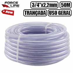 UDL. MANGUEIRA TRANCADA 3/4"X2,2MM TRANSP ROLO C/ 50M