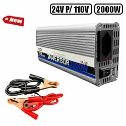 AT. INVERSOR DE VOLTAGEM 24V P/ 110V 2000W REF. IN-05 KP-