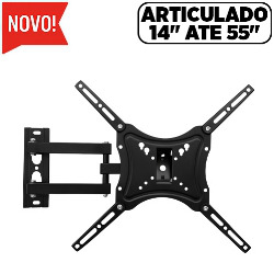 S.SUPORTE P/ TV ARTICULADO 14" ATÉ 55" REF. OR