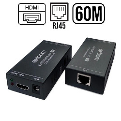 ADAPTADOR EXTENSOR HDMI VIA RJ45 ATÉ 60M CAT5/CAT6 CC