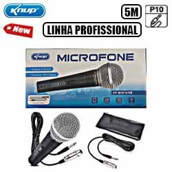MICROFONE DINÂMICO KP-M0014 (PROFISSIONAL) P10 C/