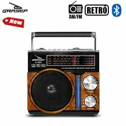 CAIXA DE SOM BLUETOOTH c10W RETRO, VINTAGE RADIO AM
