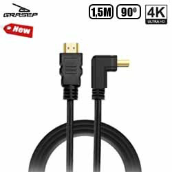 CABO DE VIDEO HDMI 4K 90° a 1.5M 1.4 3D 4K 30HZ REF. D-